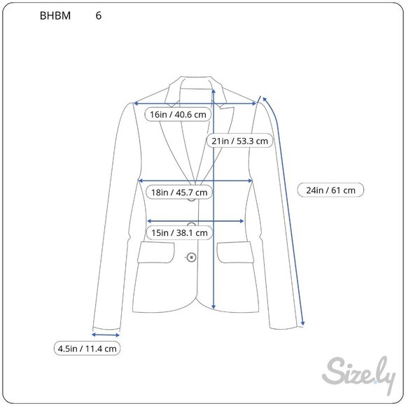 White House Black Market Womens White Long Sleeve Fitted Button-Up Jacket SZ 6 - Picture 3 of 9